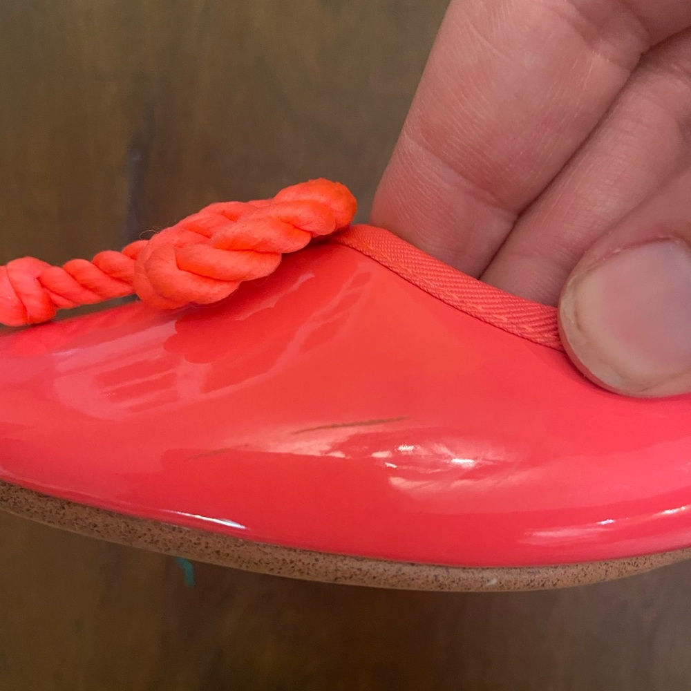 Zara girls neon pink flats - Picture 4 of 4